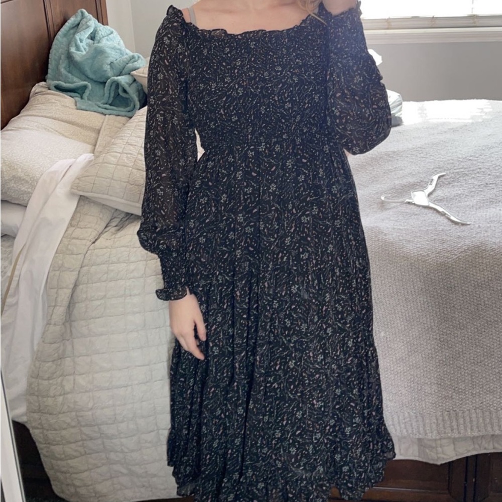 MIDI smock dress